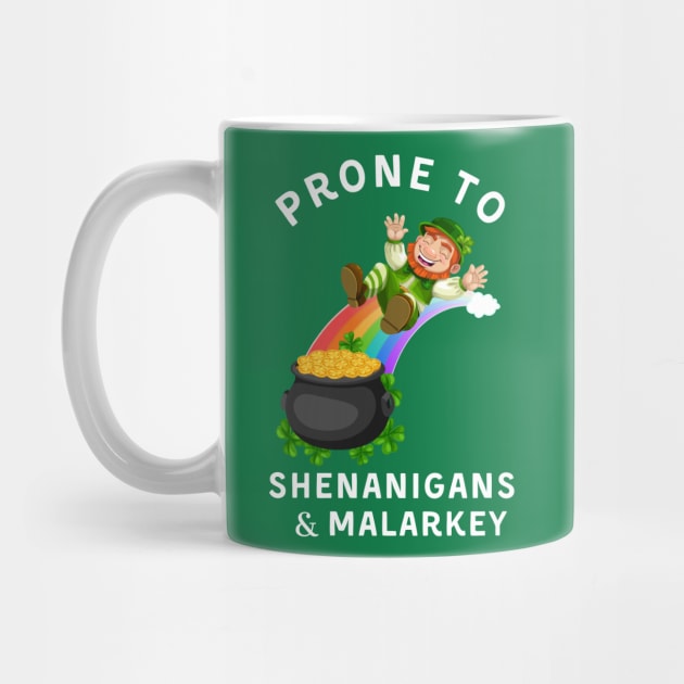 St Patricks Day Shenanigans and Malarkey Leprechaun by Little Duck Designs